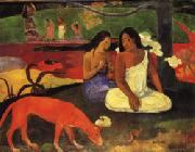Paul Gauguin Arearea(Joyousness) USA oil painting artist